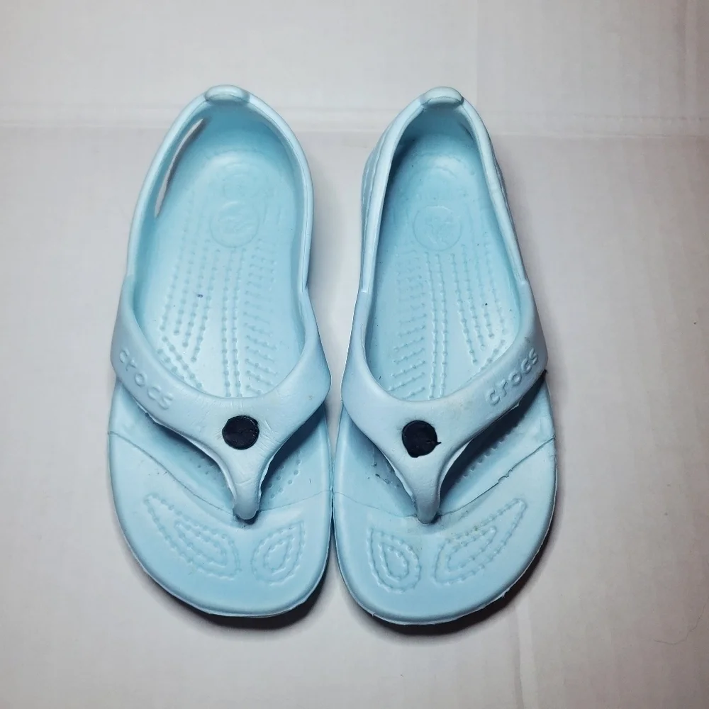 Crocs US C9 EUR 24/25 Sandals Light Blue